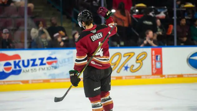 Tucson Roadrunners' Cam Dineen on game night
