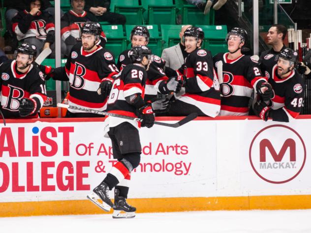 Belleville Senators celebrate win