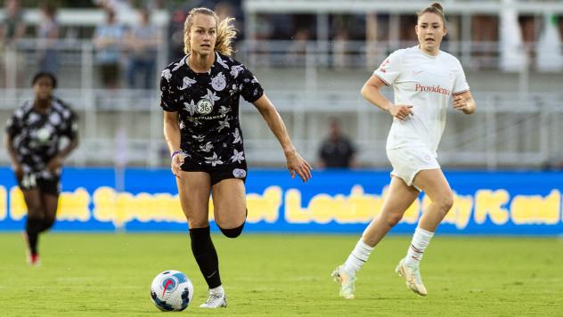 Racing Louisville FC in action