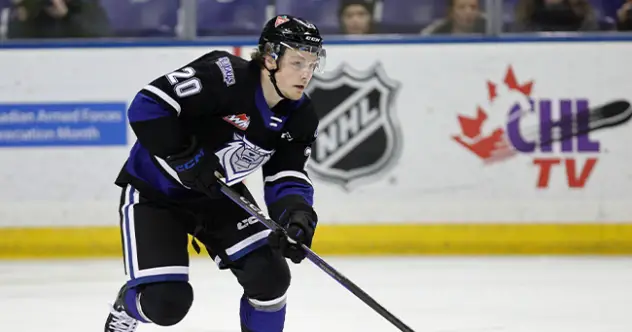 Victoria Royals' Alex Thacker on game night