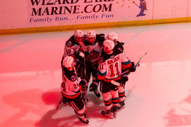 Kelowna Rockets celebrate win