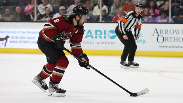 Tucson Roadrunners' forward Mike Carcone in action