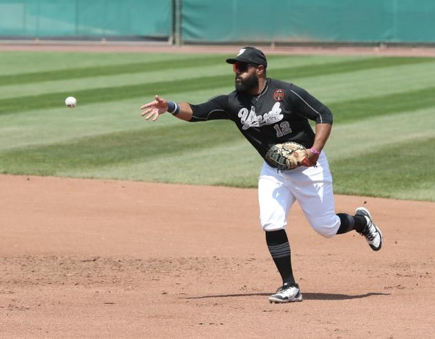 York Revolution first baseman Nellie Rodriguez