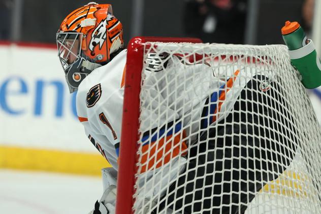 Lehigh Valley Phantoms' Troy Grosenick on game night