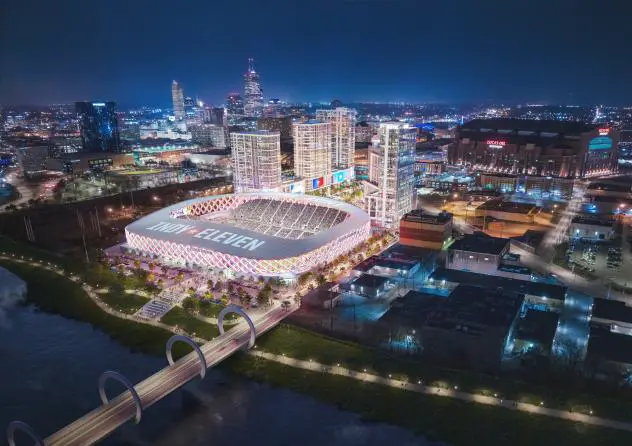 Rending of Eleven Park, future home of Indy Eleven