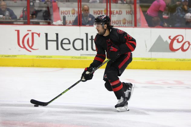Cincinnatit Cyclones' Bray Crowder in action