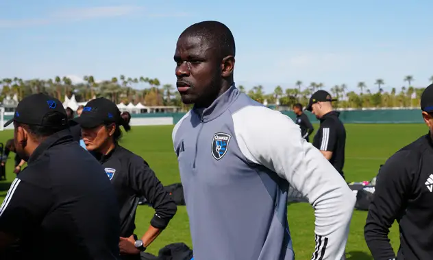 San Jose Earthquakes defender Jonathan Mensah
