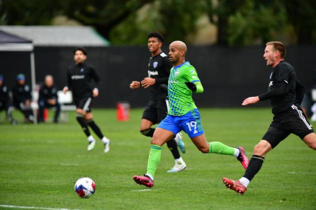Seattle Sounders FC's Héber Araújo dos Santos in action