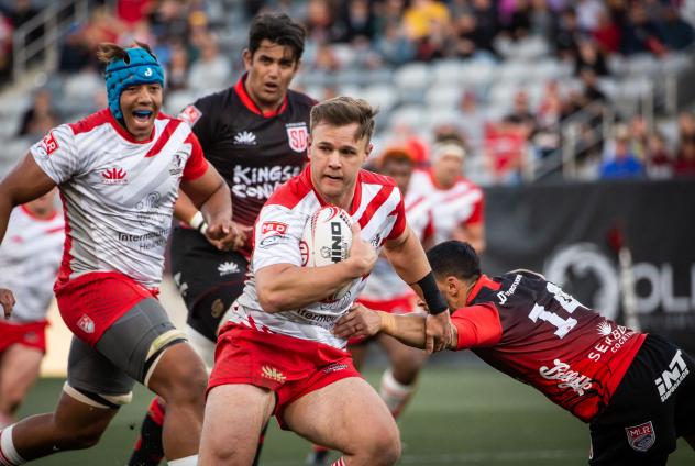 Utah Warriors' Calvin Whiting in action