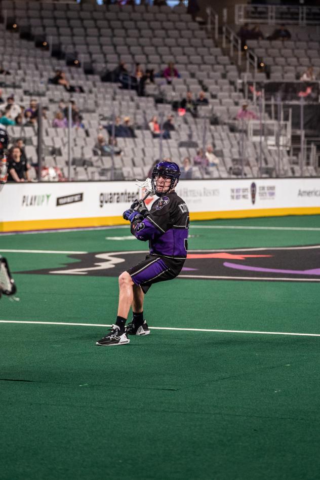 Panther City Lacrosse Club's Jonathan Donville in action