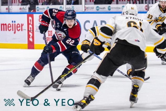 Saginaw Spirit defenseman Mitchell Smith