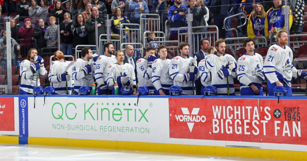 Wichita Thunder during the National Anthem