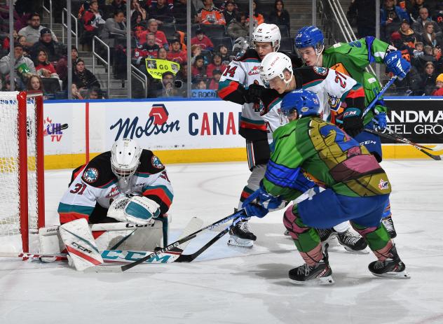 Kelowna Rockets' Talyn Boyko in action