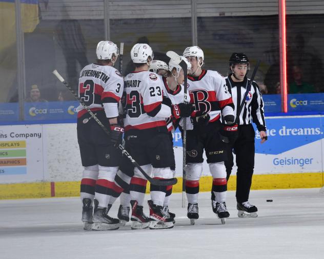 Belleville Senators celebrate win