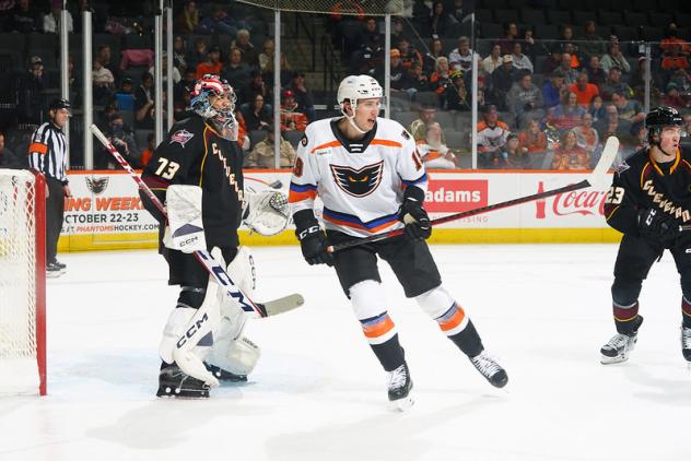 Isaac Ratcliffe with the Lehigh Valley Phantoms