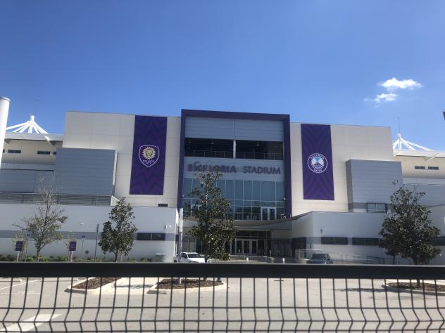 Exploria Stadium, home of the Orlando Pride