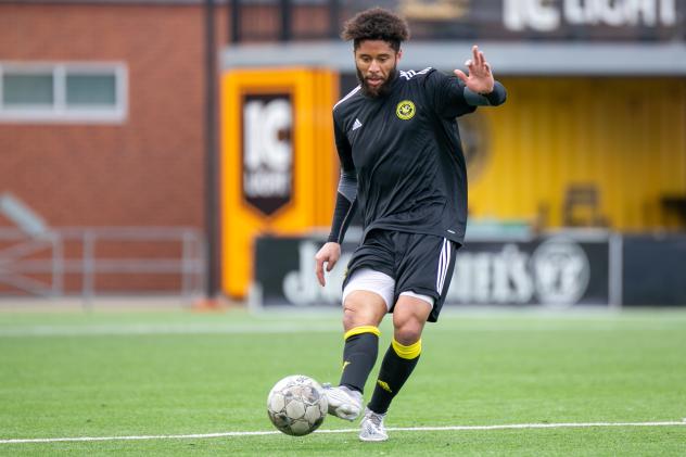 Pittsburgh Riverhounds SC defender Michael DeShields