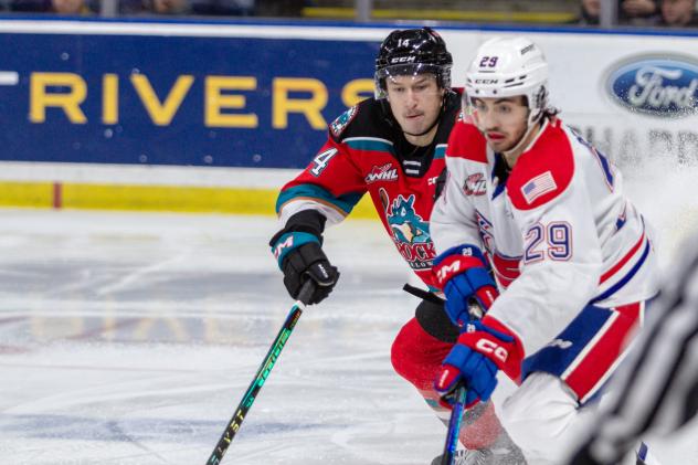 Kelowna Rockets face the Spokane Chiefs