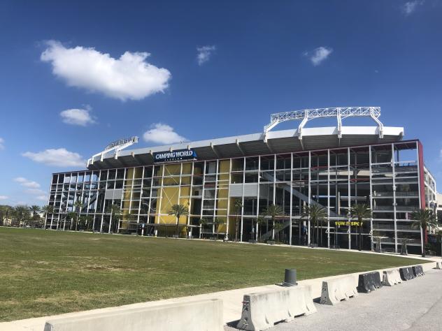 Camping World Stadium, home of the Orlando Guardians
