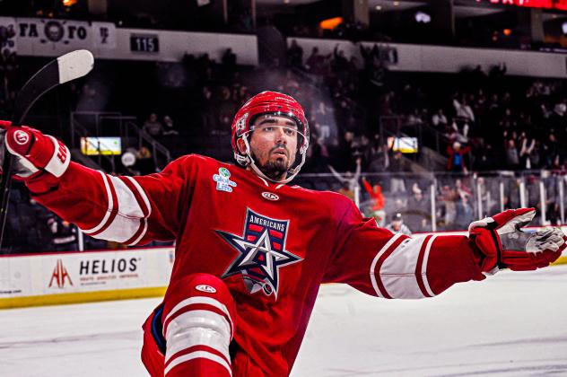 Allen Americans forward Hank Crone