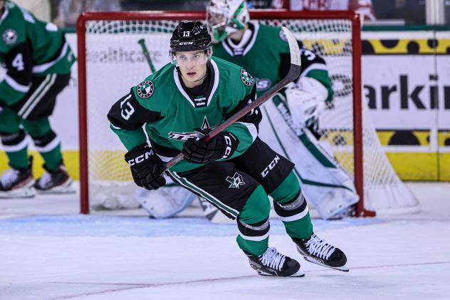 Texas Stars forward Jacob Peterson