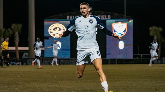 South Georgia Tormenta FC's Jamil Roberts in action