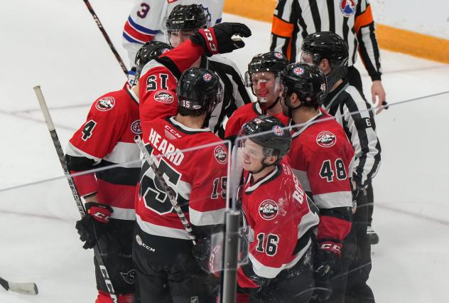 Belleville Senators celebrate win