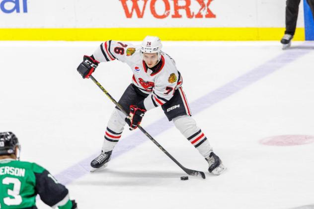 Rockford IceHogs defenseman Jakub Galvas