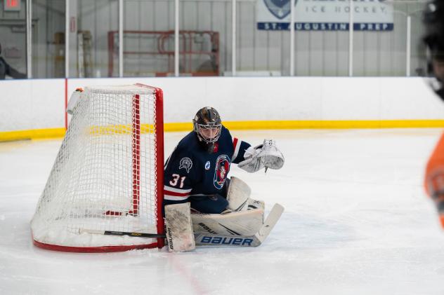 Philadelphia Rebels goaltender Jakub Krbecek