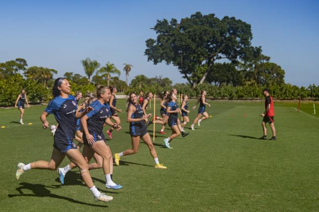 Washington Spirit in preseason training