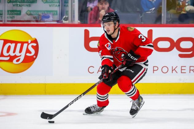 Rockford IceHogs forward Luke Philp