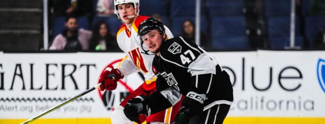 Ontario Reign's Aidan Dudas on game night