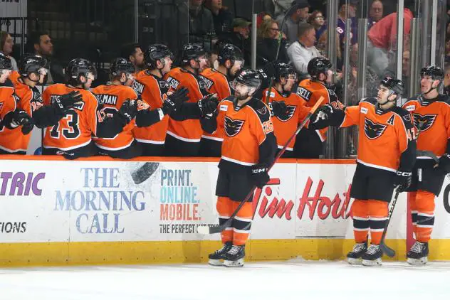 Lehigh Valley Phantoms celebrate 1,000th victory