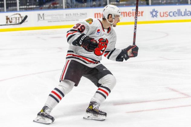 Rockford IceHogs right wing Luke Philp