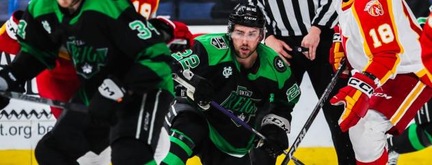 Ontario Reign's Alan Quine on game night
