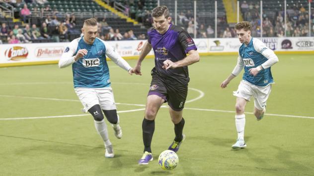 Harrisburg Heat's Andrew Hoxie versus St. Louis Ambush's Robert Kristo and Triston Austin