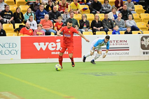 Baltimore Blast's Juan Pereira in action