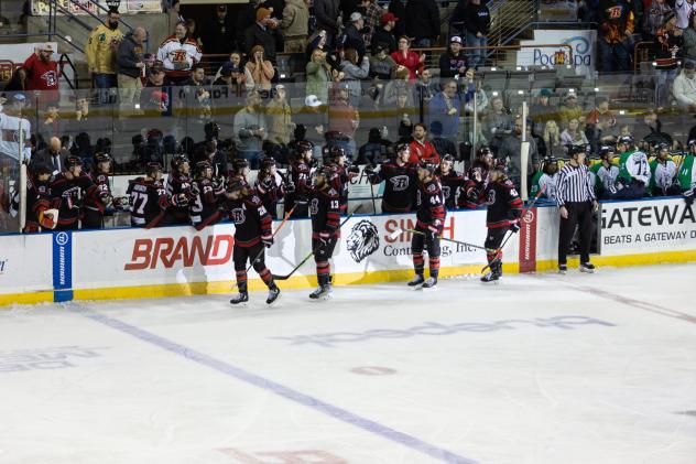 Rapid City Rush celebrate win