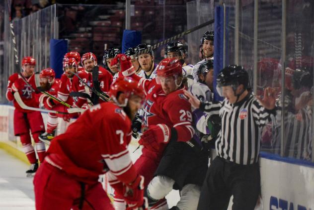Allen Americans get to know the Utah Grizzlies bench