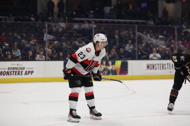 Belleville Senators left wing Cole Reinhardt