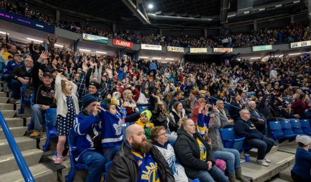 Record Saskatoon Blades' Crowd at SaskTel Centre