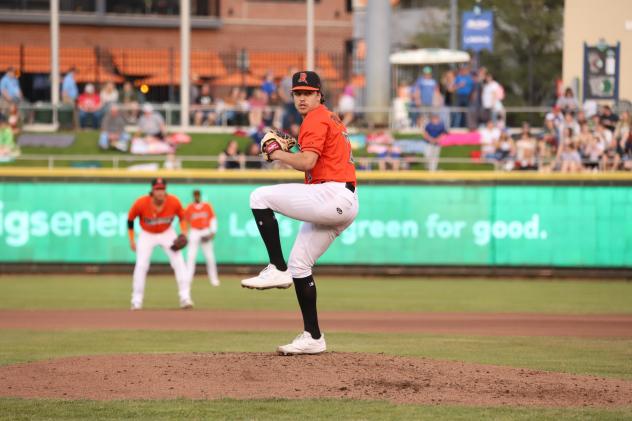 Dayton Dragons pitcher Connor Phillips