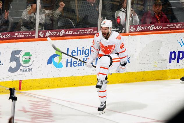 Lehigh Valley Phantoms forward Alex Kile
