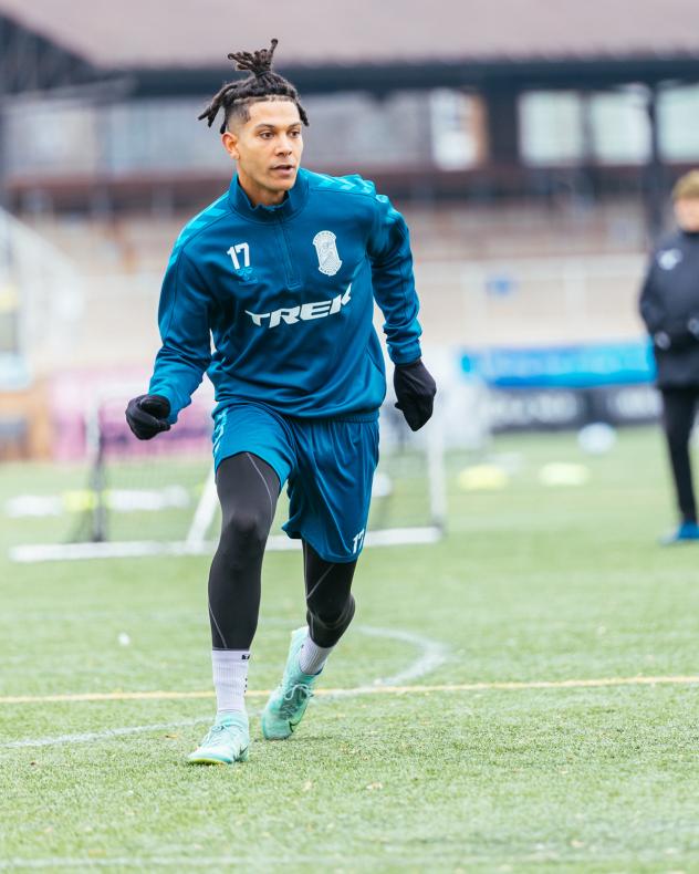 Forward Madison FC forward Derek Gebhard