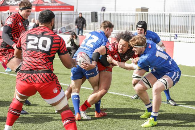 Utah Warriors battle vs. the Toronto Arrows