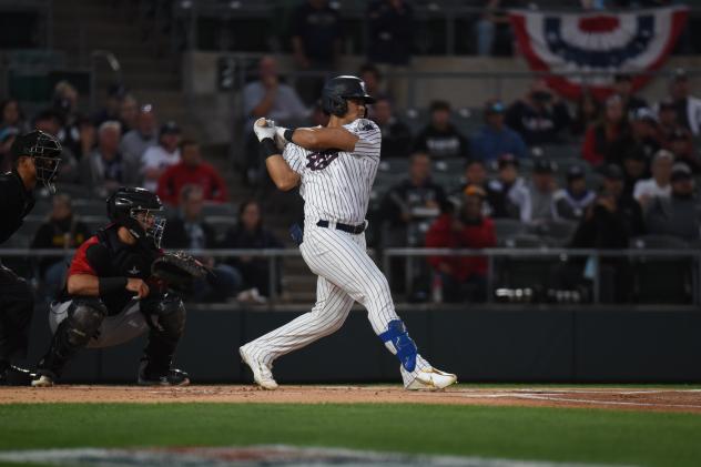Somerset Patriots outfielder Jasson Dominguez