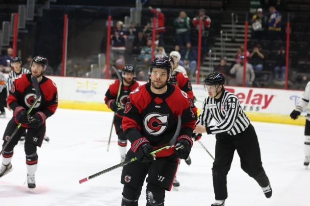 Adam Berg of the Cincinnati Cyclones