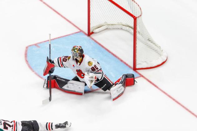 Rockford IceHogs goaltender Mitchell Weeks