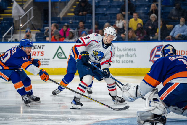 Springfield Thunderbirds' Mikhail Abramov in action