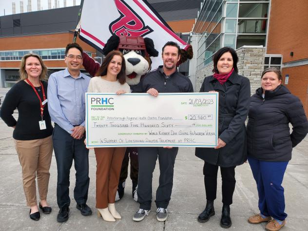 Peterborough Petes' World Kidney Day Check Presentation